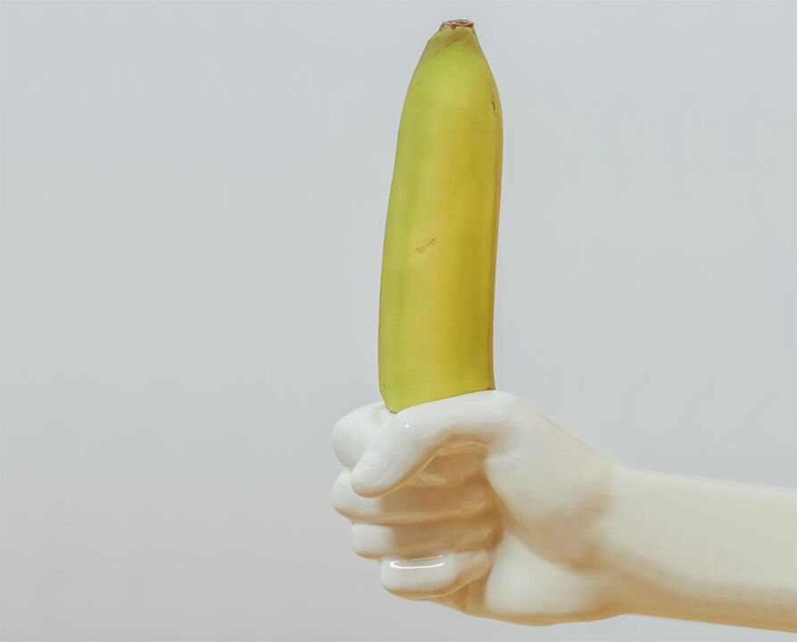 Η μπανάνα συμβολίζει το διευρυμένο πέος